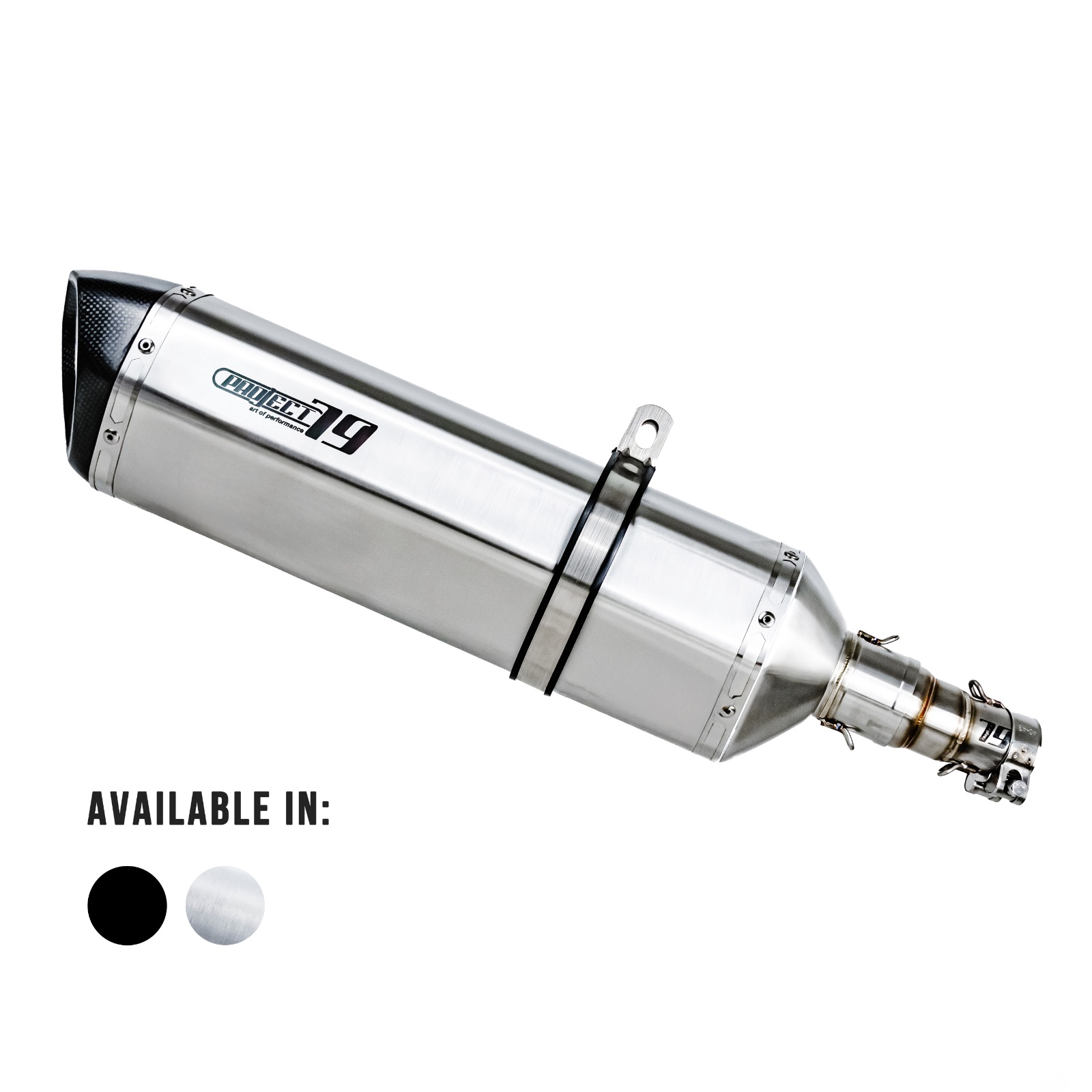 Project79 Stainless Steel Long Version Slip On Exhaust System QPLKYC01 + QPM06-L for KYMCO AK550