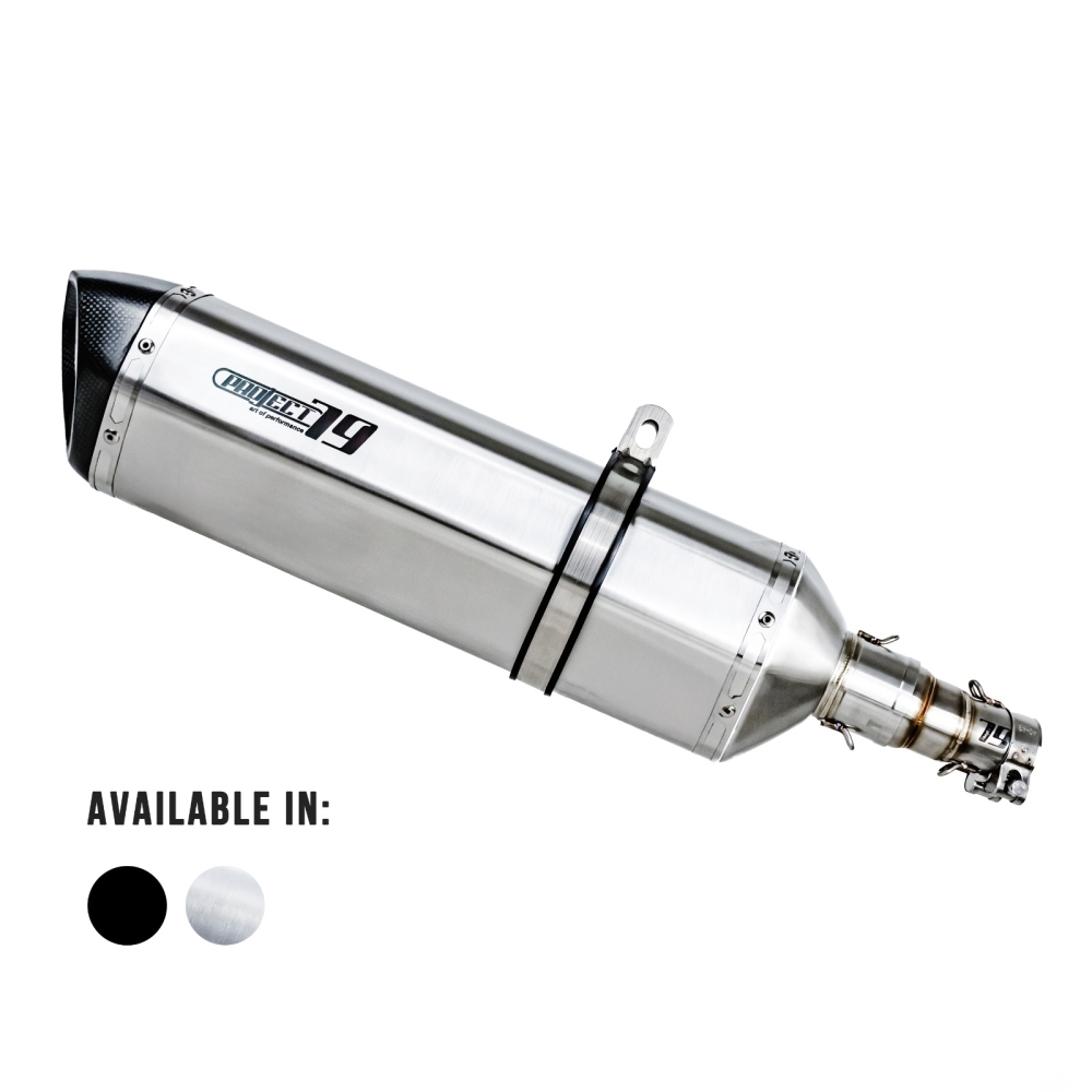 Project79 Stainless Steel Long Version Slip On Exhaust System QPLKYC01 + QPM06-L for KYMCO AK550