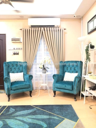 Modern Curtain Design Specialist at Setia Alam, Alam Impian, Puncak Alam, Kuala Selangor