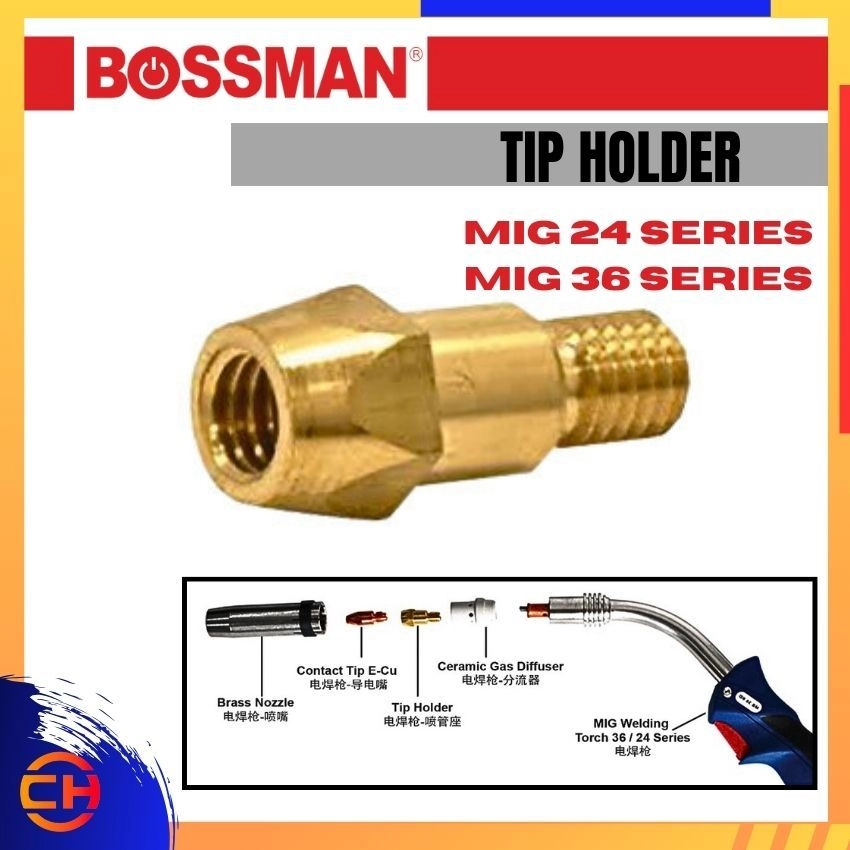 BOSSMAN MIG WELDING TORCH ACCESSORIES BM36TH / BM24TH TIP HOLDER 