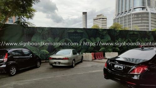  OUTDOOR GIANT BIG HOARDING CONSTRUCTION BOARD SIGNAGE AT PULAU KAPAS, WAKAF TAPAI TERENGGANU MALAYSIA