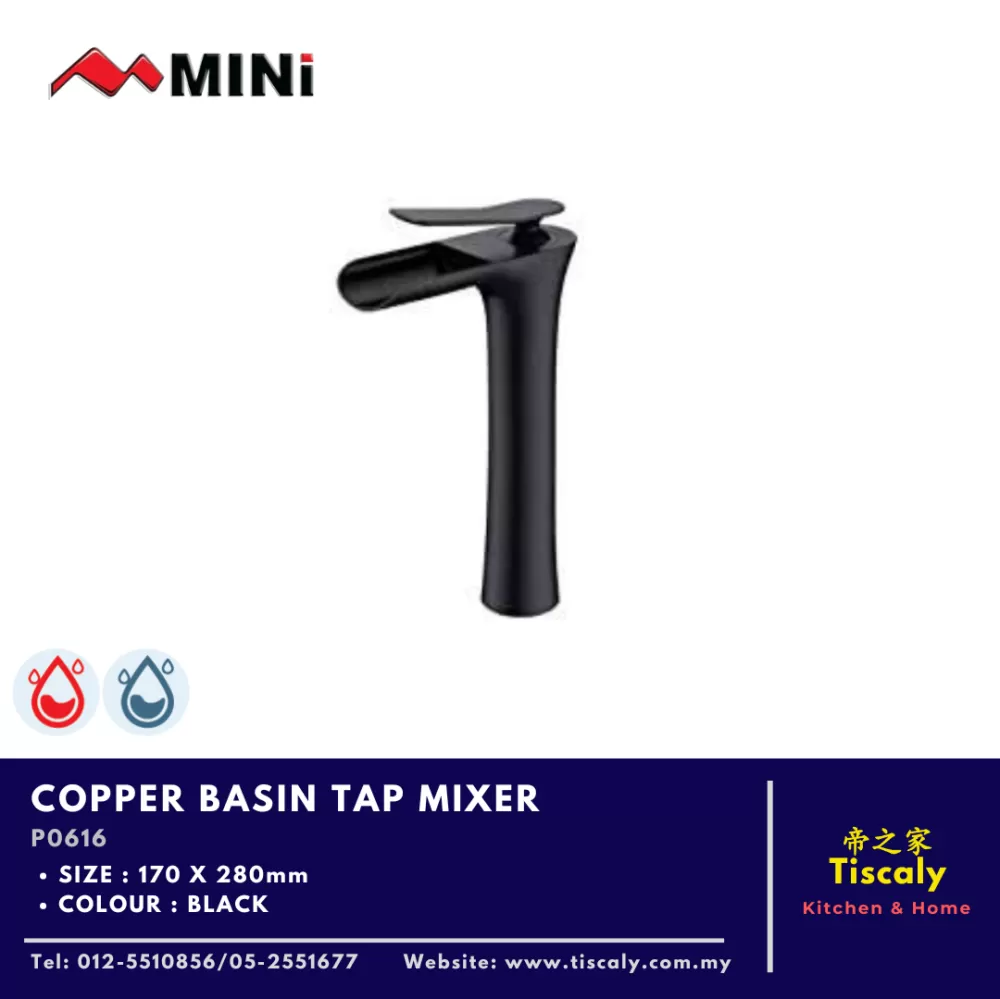 MINI COPPER BASIN TAP MIXER P0616
