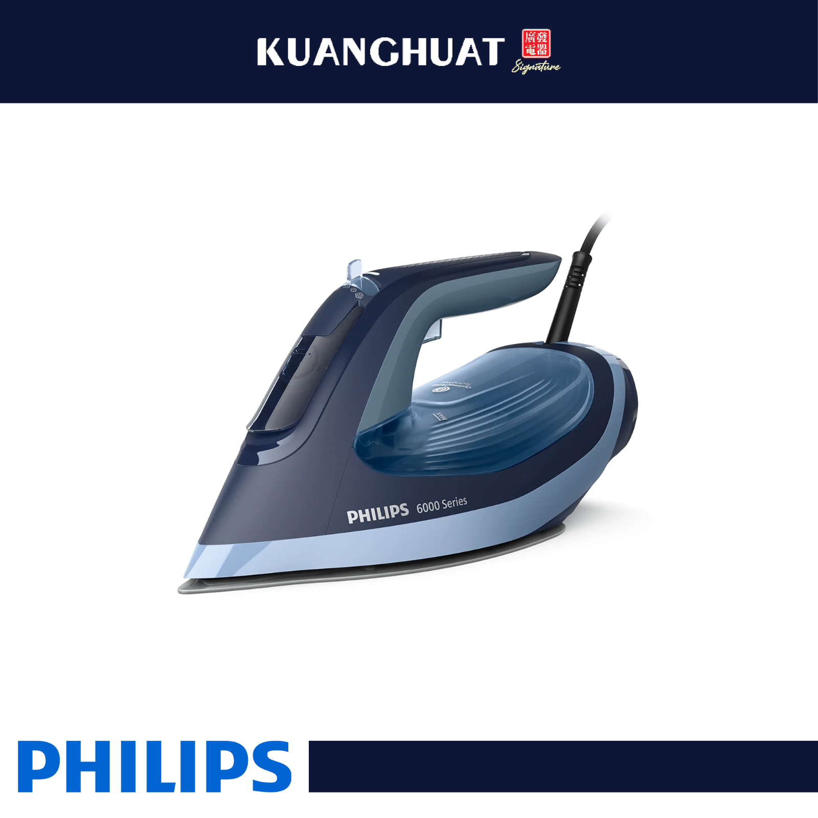 PHILIPS 6000 Series Steam Iron - DST6120/20