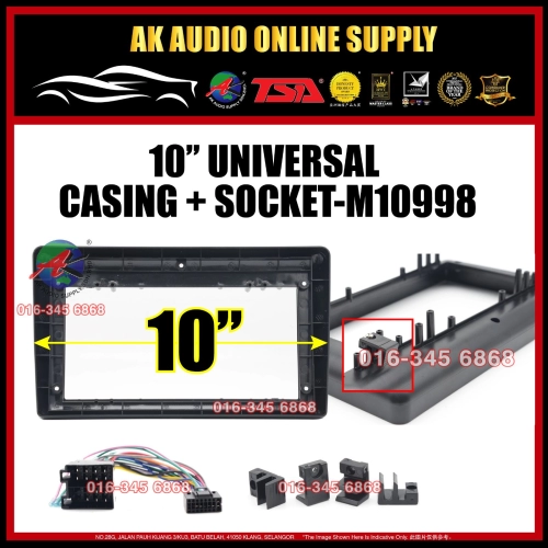 Android Player 10" inch Universal Casing + Socket- M10998
