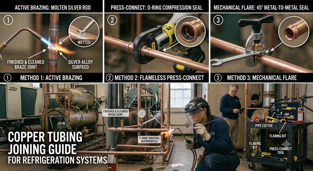 refrigeration system copper tube joining guide