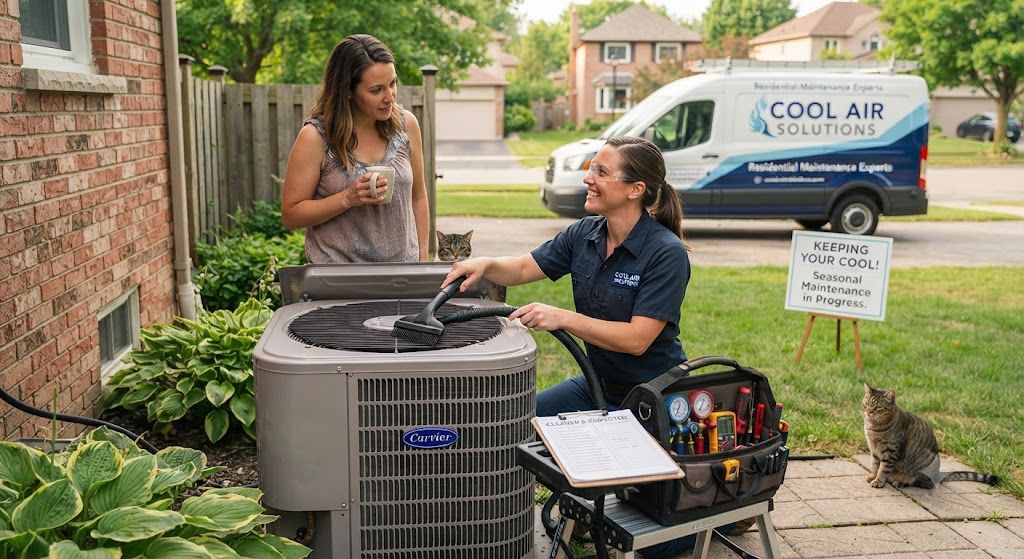 Air conditioning servicing and maintenance