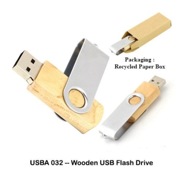 USBA032 -- Wooden USB Flash Drive