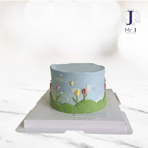 Hand-painted Cake | Birthday Girl Cake | Kids Cake