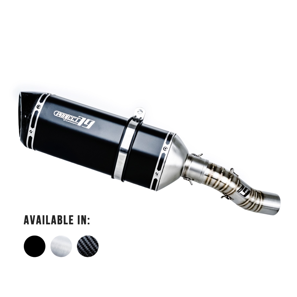 Project79 Stainless Steel Slip On Exhaust System QPLK20 + QPM06 for Kawasaki ZX6R