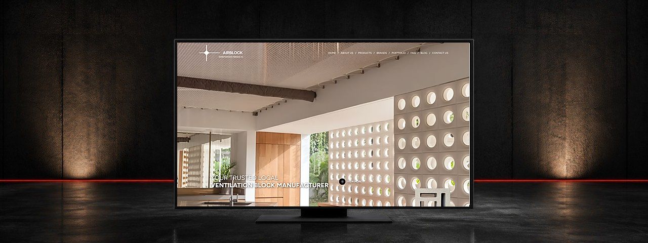 AIRBLOCK Ventilation Block Website Design Case Study in Butterworth, Penang