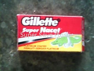 GILLETTE SUPER NACET(5 PCS)