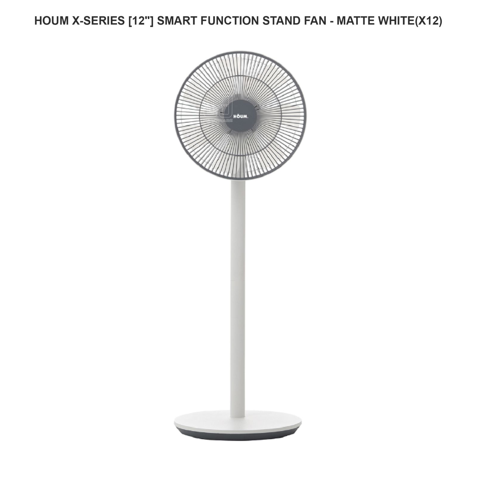 HOUM X-SERIES [12"] SMART FUNCTION STAND FAN MATTE WHITE (X12)