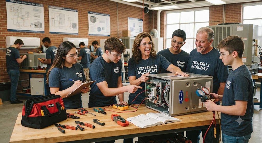 HVAC system repair training