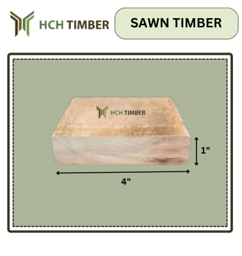 Sawn Timber 1" x 4"