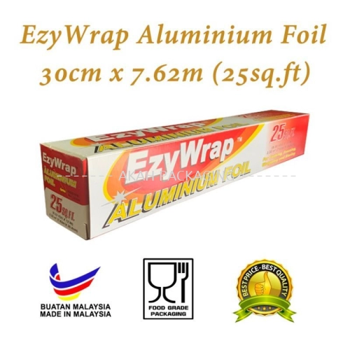 (25 SQ.FT) EzyWrap Aluminium Foil Sheet Roll