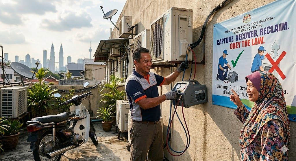 HVAC environmental compliance no venting Malaysia
