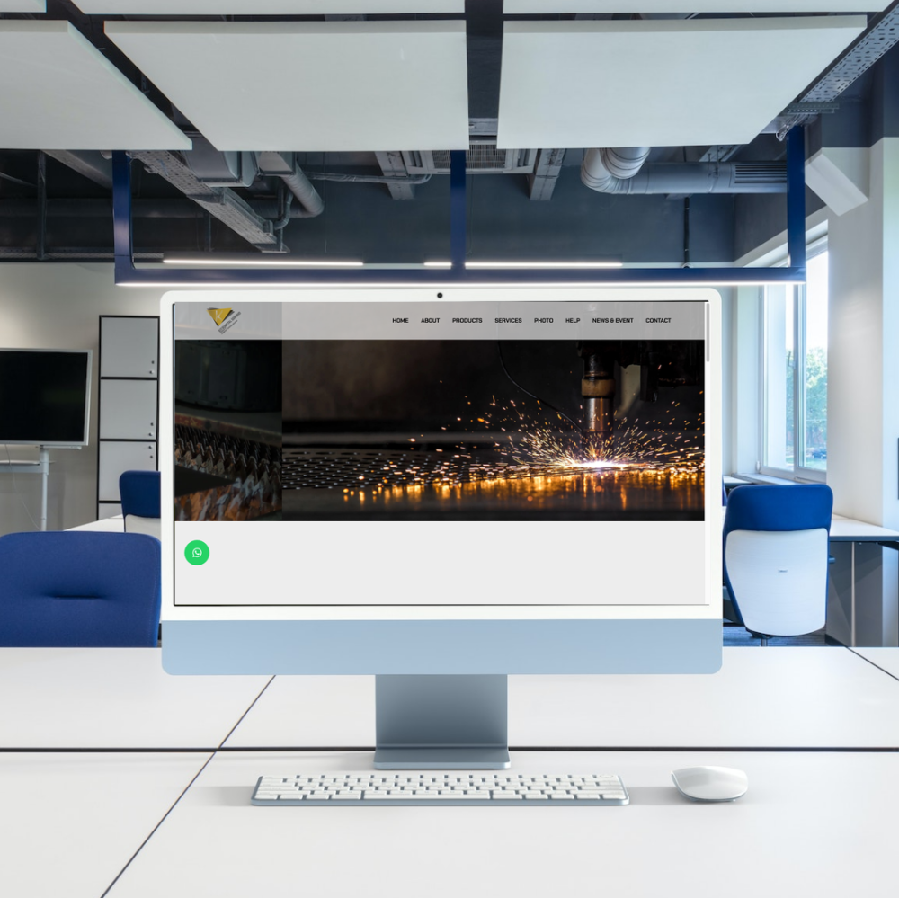 Laser Cutting & Metal Fabrication Website Design Case Study | Johor