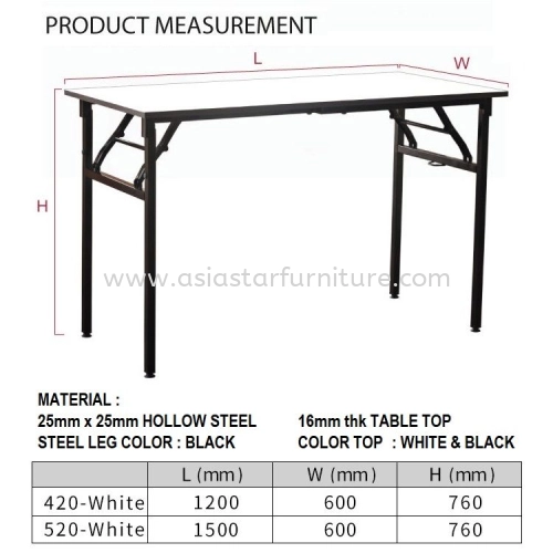 4 KAKI MEJA JAMUAN / BANQUET