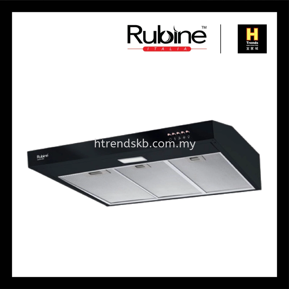 Rubine 90cm Slim Hood RSH-GENOA-90BL