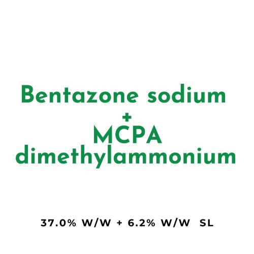 Bentazone sodium 37.0% w/w + MCPA dimethylammonium 6.2% w/w SL