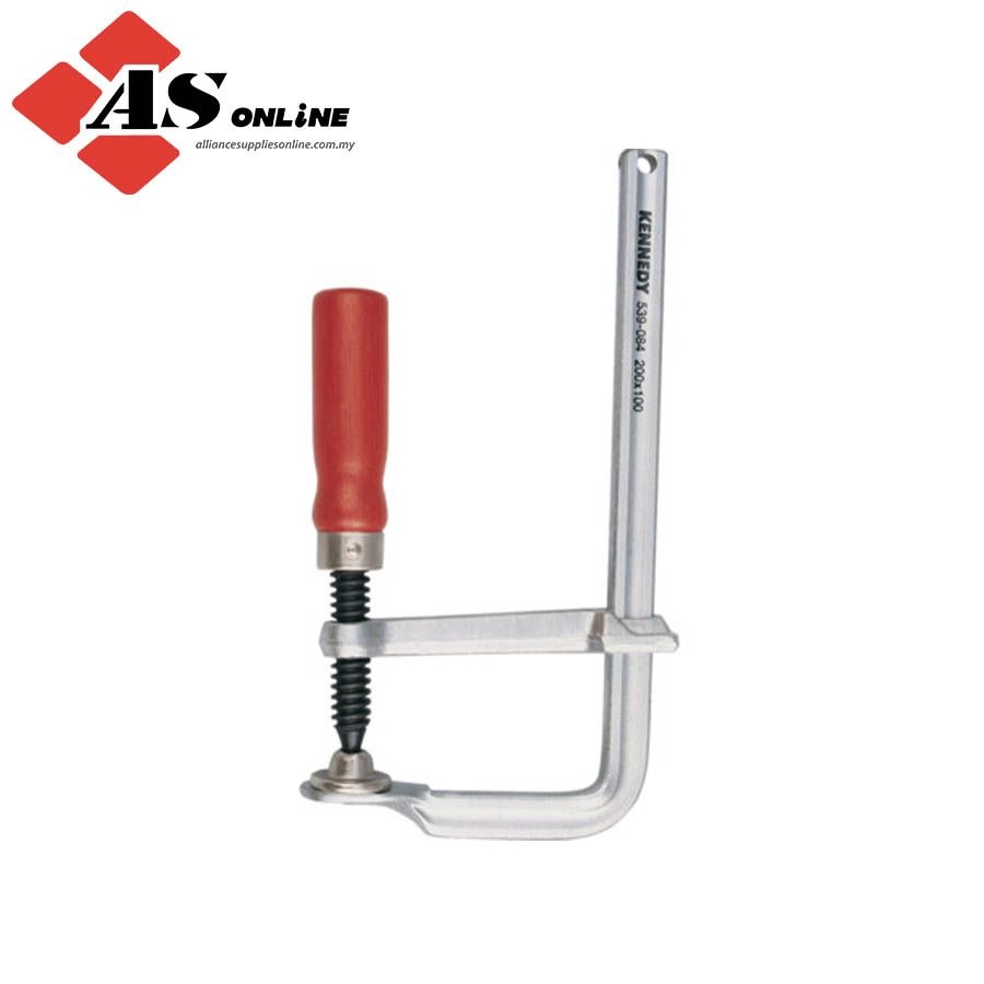 KENNEDY 12in./300mm F-Clamp, Steel Jaw, Ergonomic Handle / Model:  KEN5390880K Hand Tools Clamps Malaysia, Melaka, Selangor, Kuala Lumpur  (KL), Johor Bahru (JB), Sarawak Supplier, Distributor, Supply, Supplies