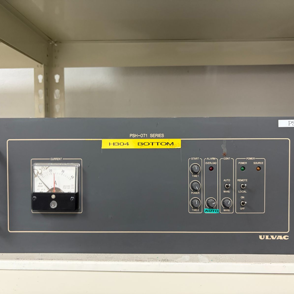 ULVAC PSH-071 Series Heater Power Supply | Used, Refurbished & Repair Service