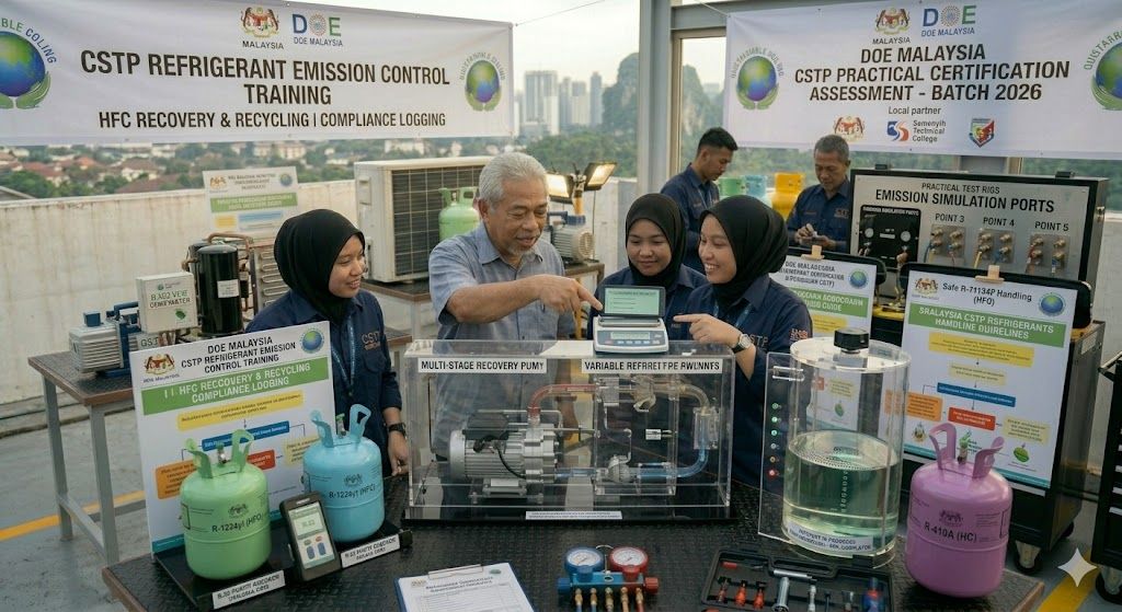 CSTP refrigerant emission control training Malaysia DOE