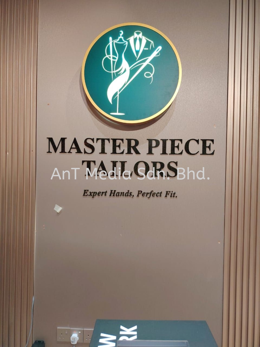 Elevate Your Boutique's Interior with Premium Signage like MASTER PIECE TAILORS! ✨👔