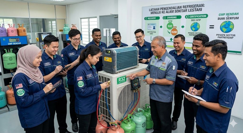 DOE Malaysia technician training refrigerant
