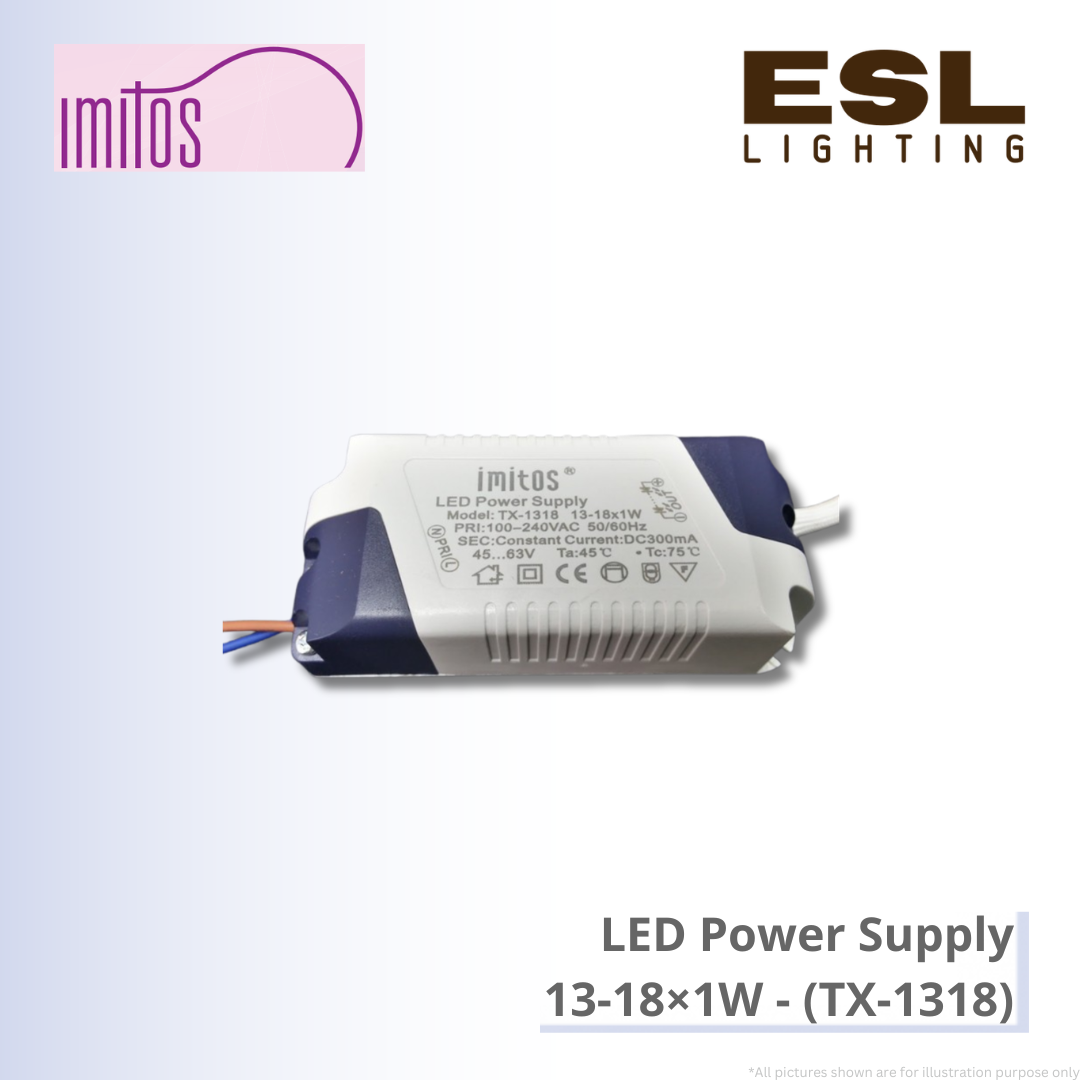 IMITOS LED Power Supply 13-18×1W - TX-1318