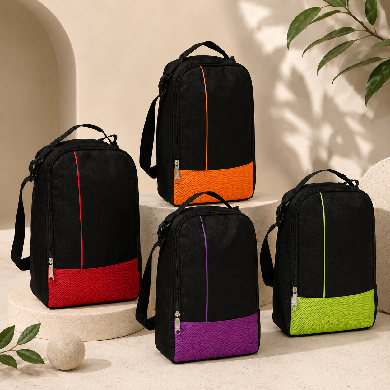 Travel Shoe Bag with Adjustable Sling Strap 0133