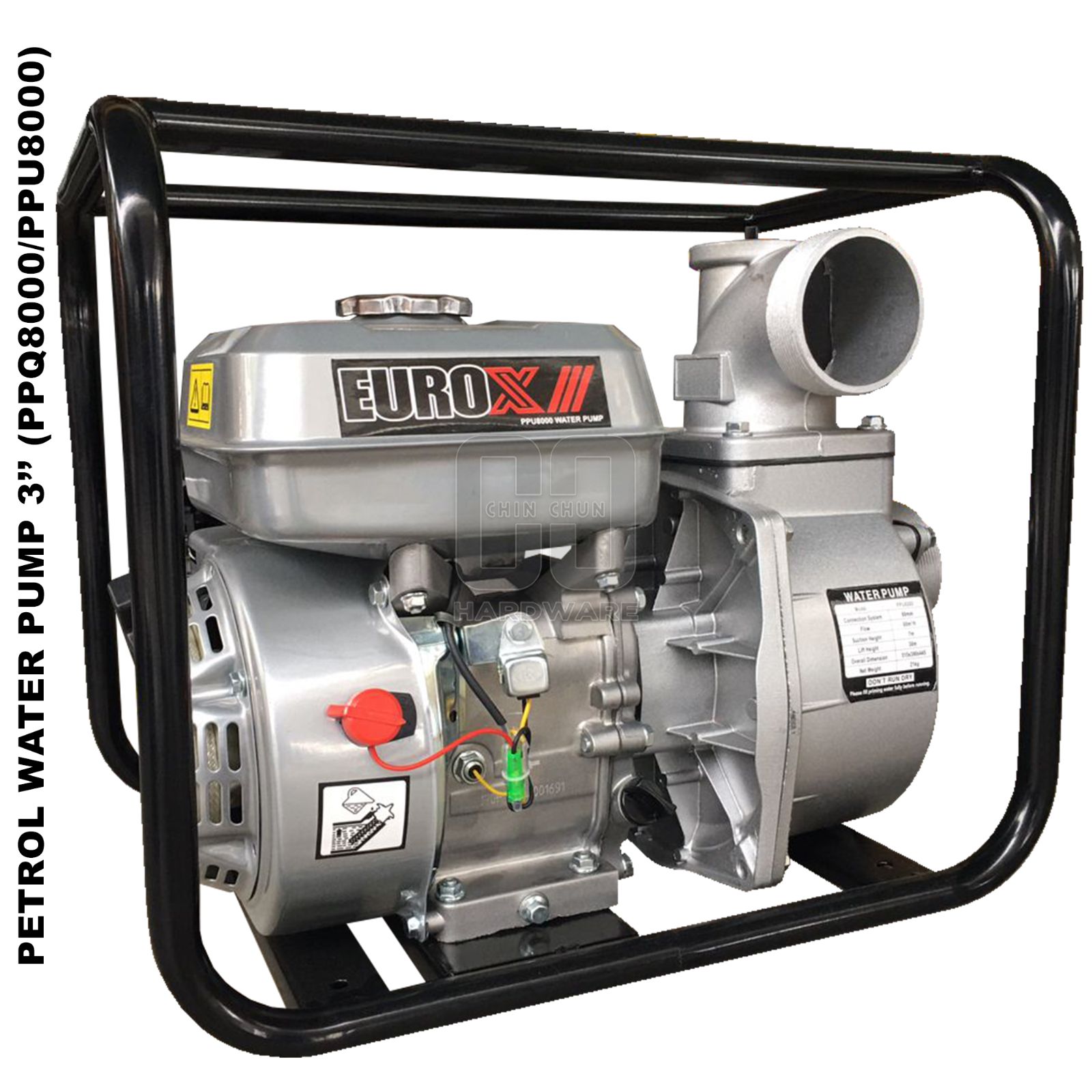 EURO X PETROL WATER PUMP 3"(PPQ8000/PPU8000)