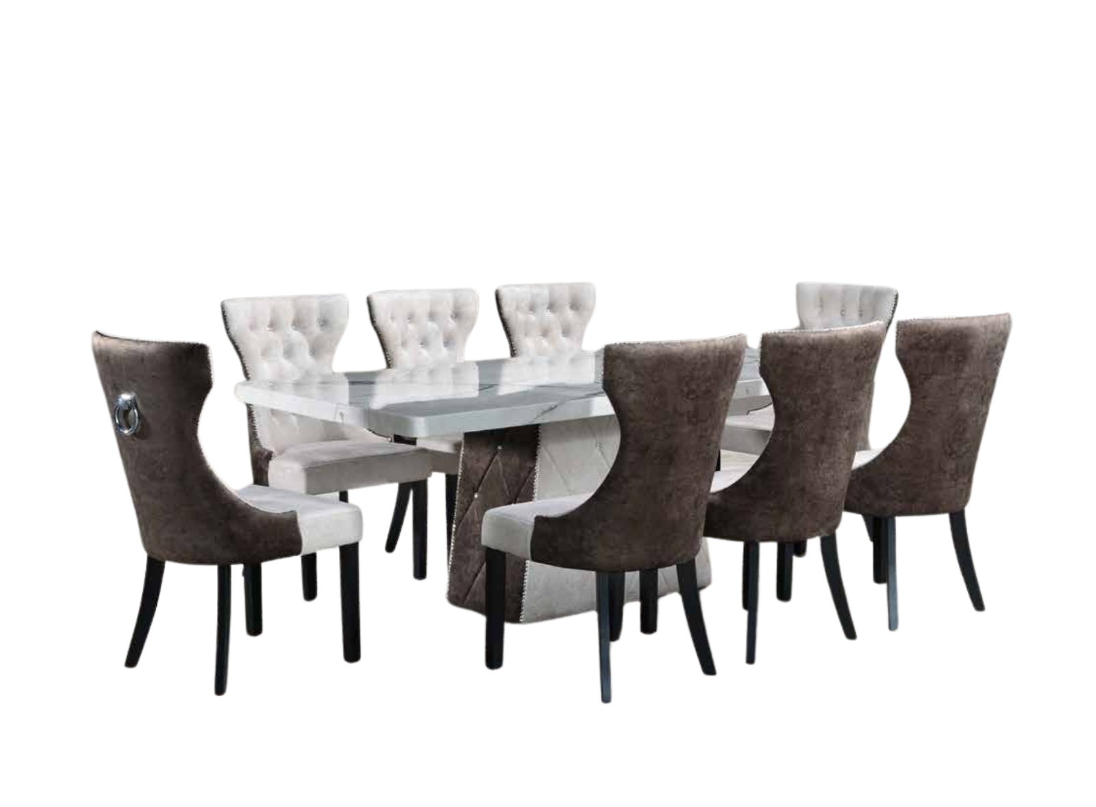 DINING SET (PLZ MT-2811-GG 2811LEG)