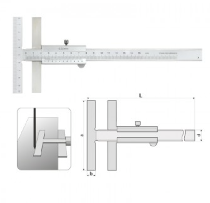 GUANGLU T-mark vernier calipers