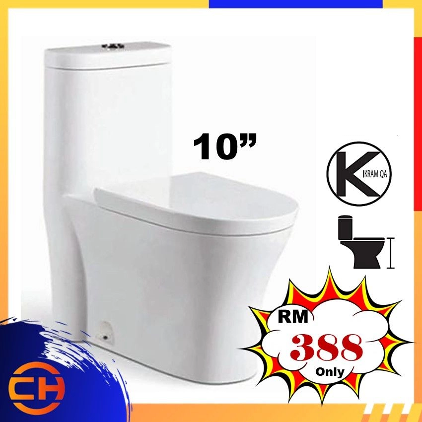 One Piece Bathroom Water Closet WC Washdown Flushing System (Bathroom)/ toilet bowl toilet flush tandas