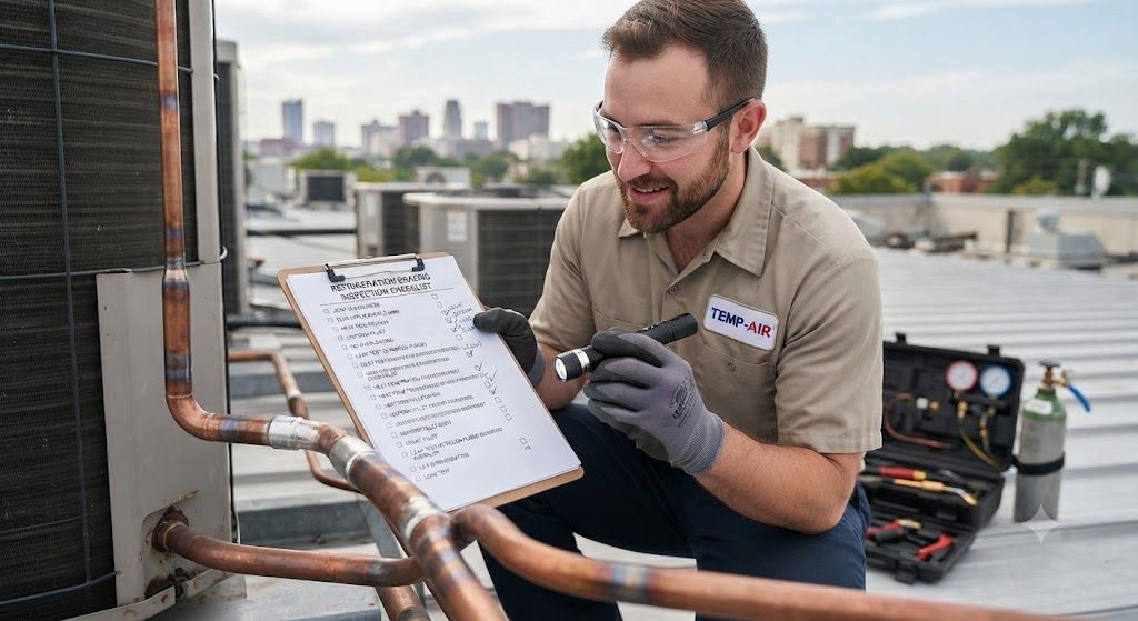 refrigeration brazing inspection checklist guide