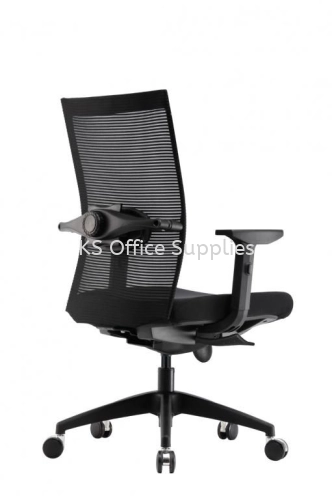 Vito KSC3338(A) Mesh Medium Back Chair PVC/Fabric