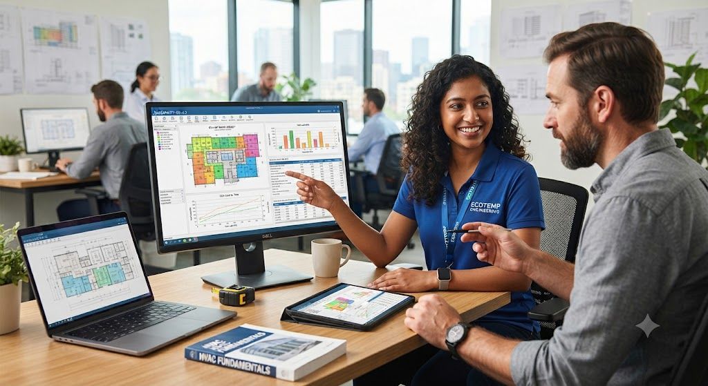 HVAC thermal load analysis software