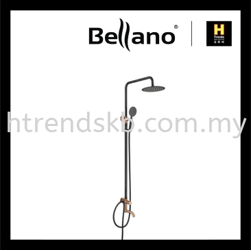 Bellano 3Way Shower Post (Round-Rose Gold) BLN-5143R-RG