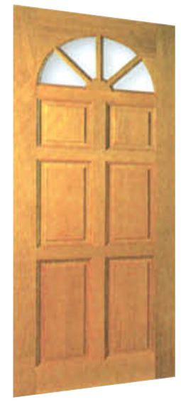 Solid Timber Door with Glass View - KCM 01
