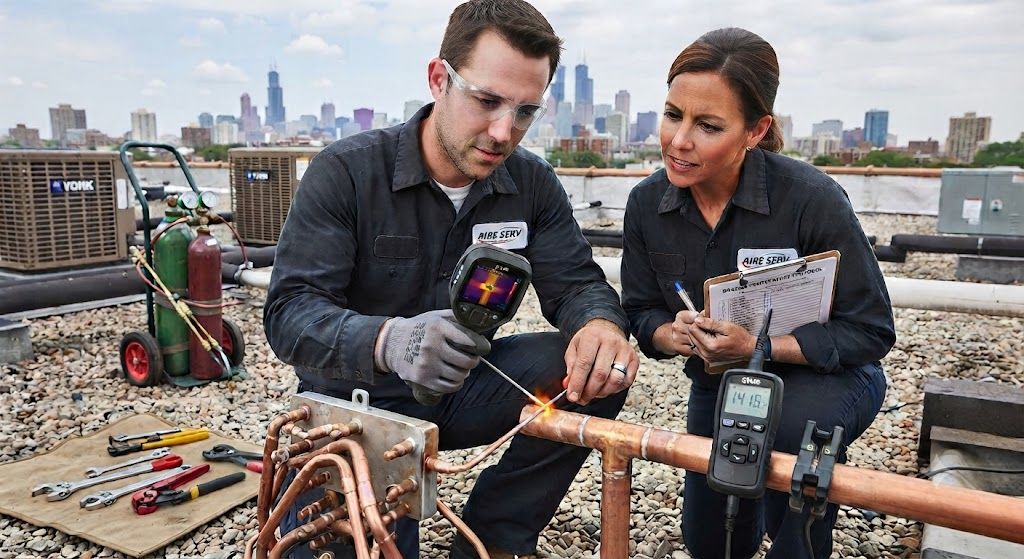 HVAC brazing torch temperature control techniques