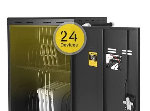 AVer Education Product series Charge & Sync Carts E24C -  24 bays, tablets, laptops & Chrome-books Economy Charge Cart