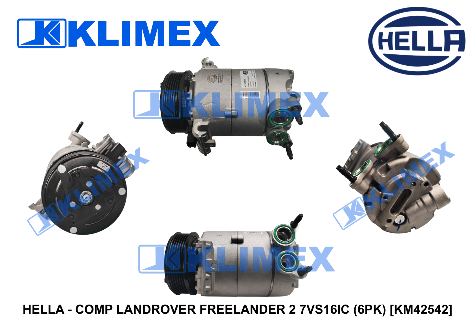 HELLA - COMP LANDROVER FREELANDER 2 7VS16IC (6PK) [KM42542]