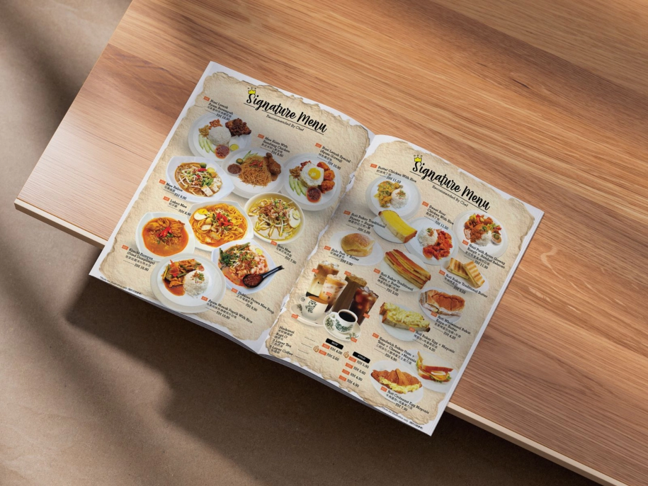 Booklet / Menu Book Muar, Johor, Malaysia Services | TS PRINTING SDN. BHD.