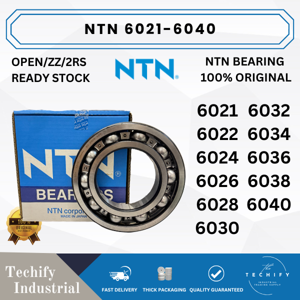NTN 6021 - 6040 Series Deep Groove Ball Bearings