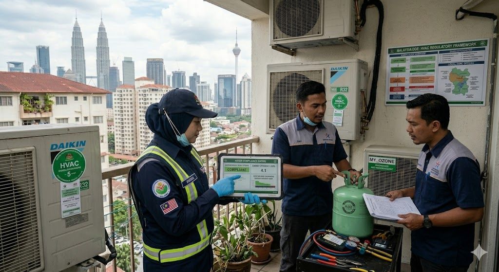 HVAC regulatory framework Malaysia DOE
