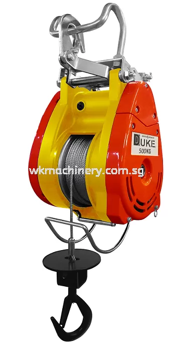 DUKE DU-500TH Electric Mini Wire Rope Winch (230V, 500Kg)