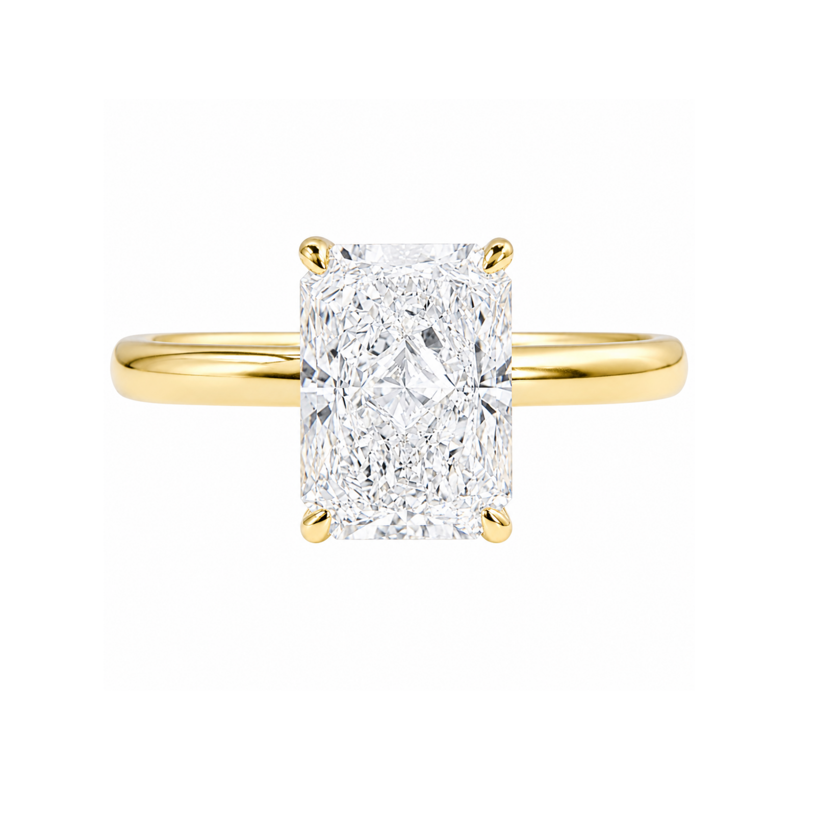 Roman & Co庐 Altheris Radiant Classic Solitaire Engagement Ring