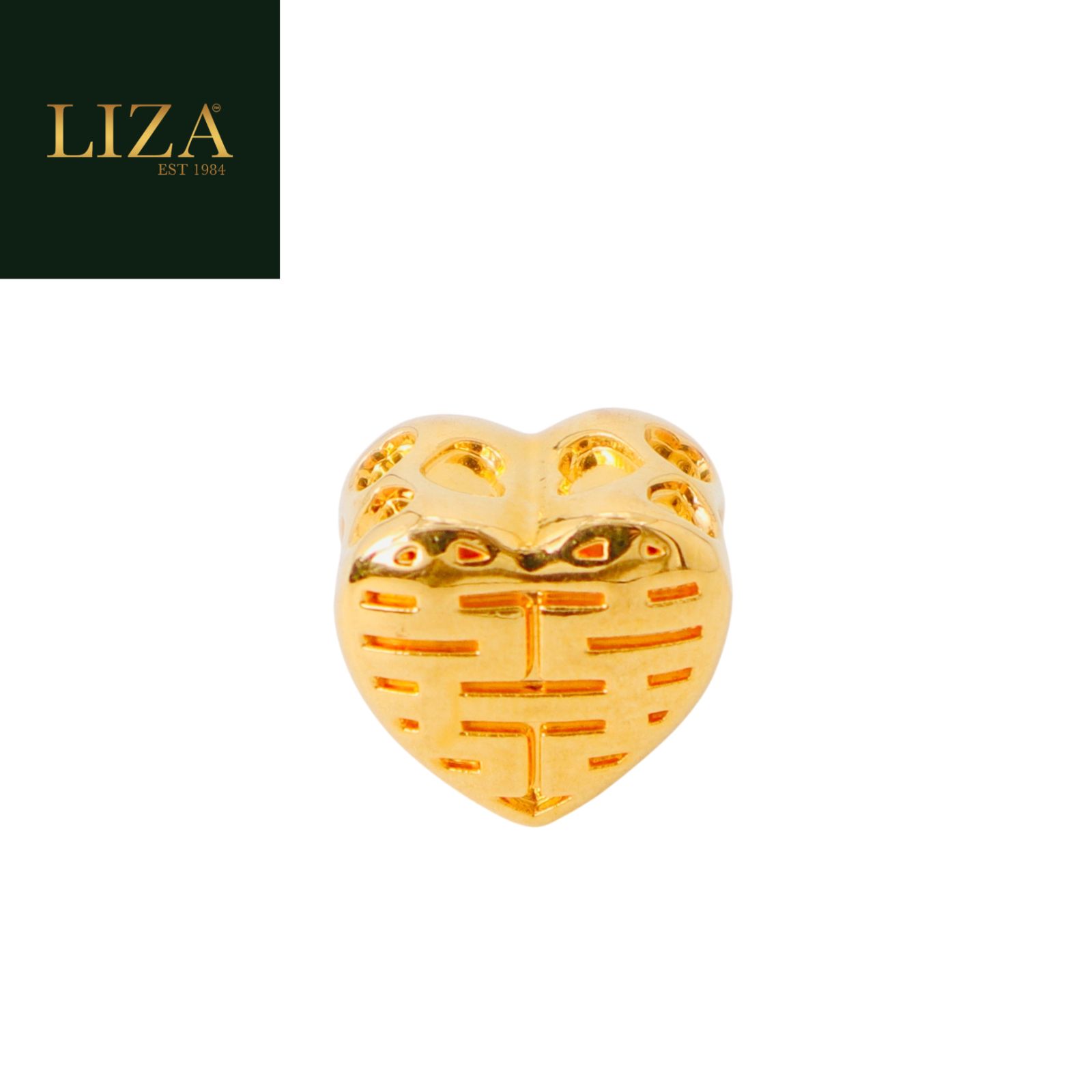 LIZA EMAS 916/22K Beads  Love Xi | 喜字爱心