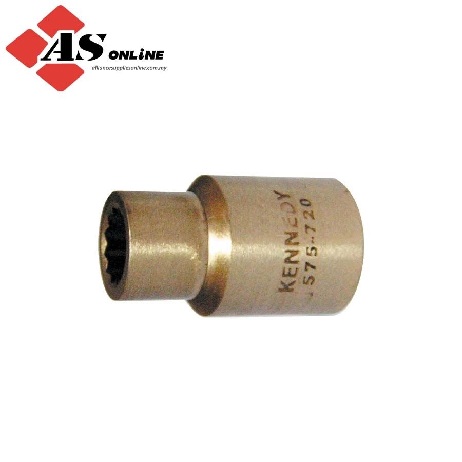 KENNEDY 1/2in. Drive, Non-Sparking Socket, 32mm, Metric / Model: KEN5757420K